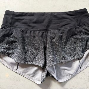 lululemon athletica Black and Gray Women Shorts